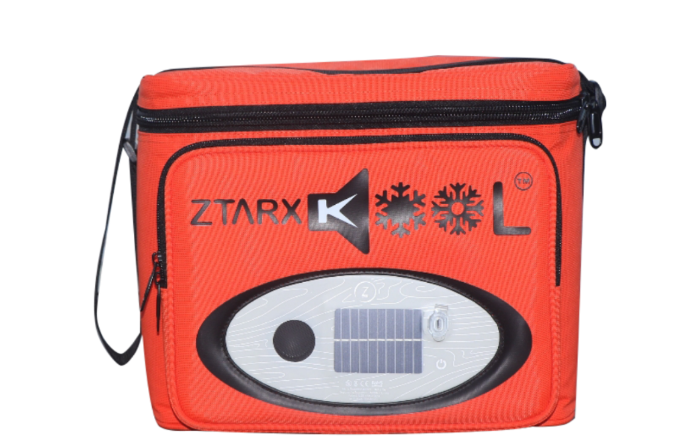 Ztarx S20-PO1-R02 Multifunctional Cooler Bag: Waterproof, Solar&USB Charge, Speaker, and LED Lights