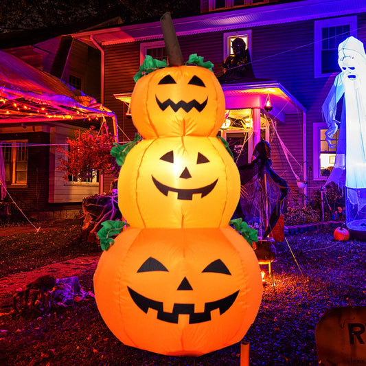 Garden Inflatable Pumpkin Lantern Halloween Decoration