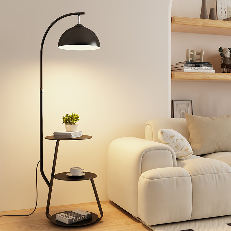 Floor Lamp With A Display Base