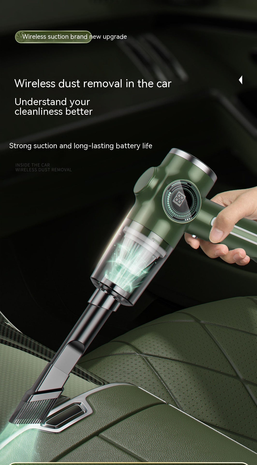 Mini Home Car Wireless Handheld Vacuum Cleaner