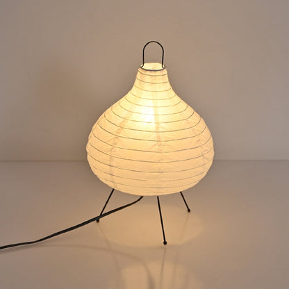 Pendant Shaped Rice Paper Table Lamp