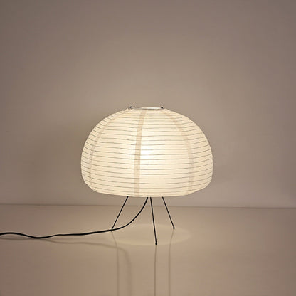 Hemisphere Rice Paper Table Lamp