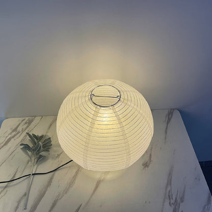 Hemisphere Rice Paper Table Lamp