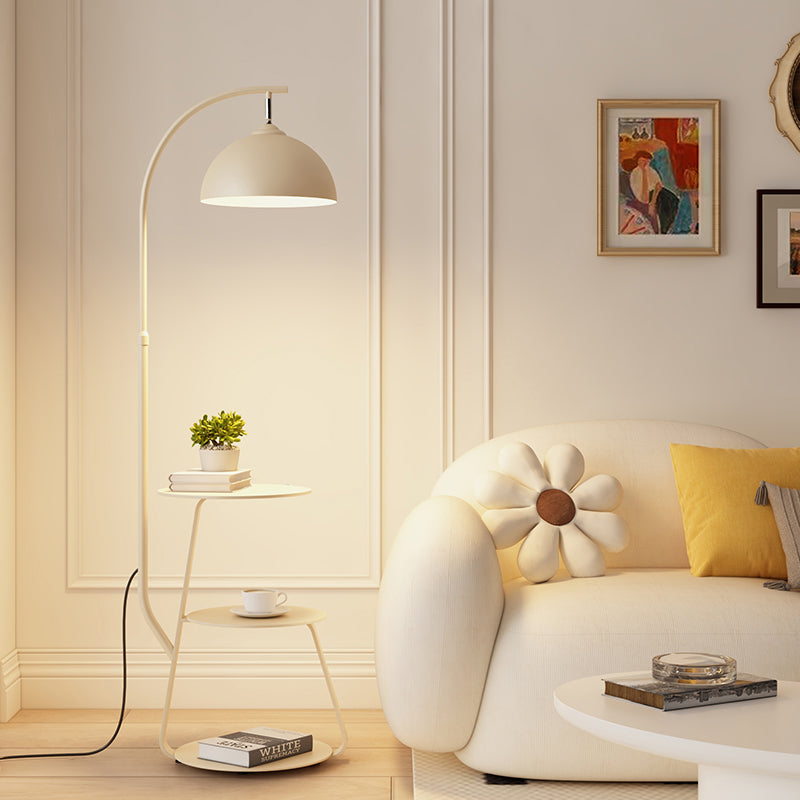 Floor Lamp With A Display Base