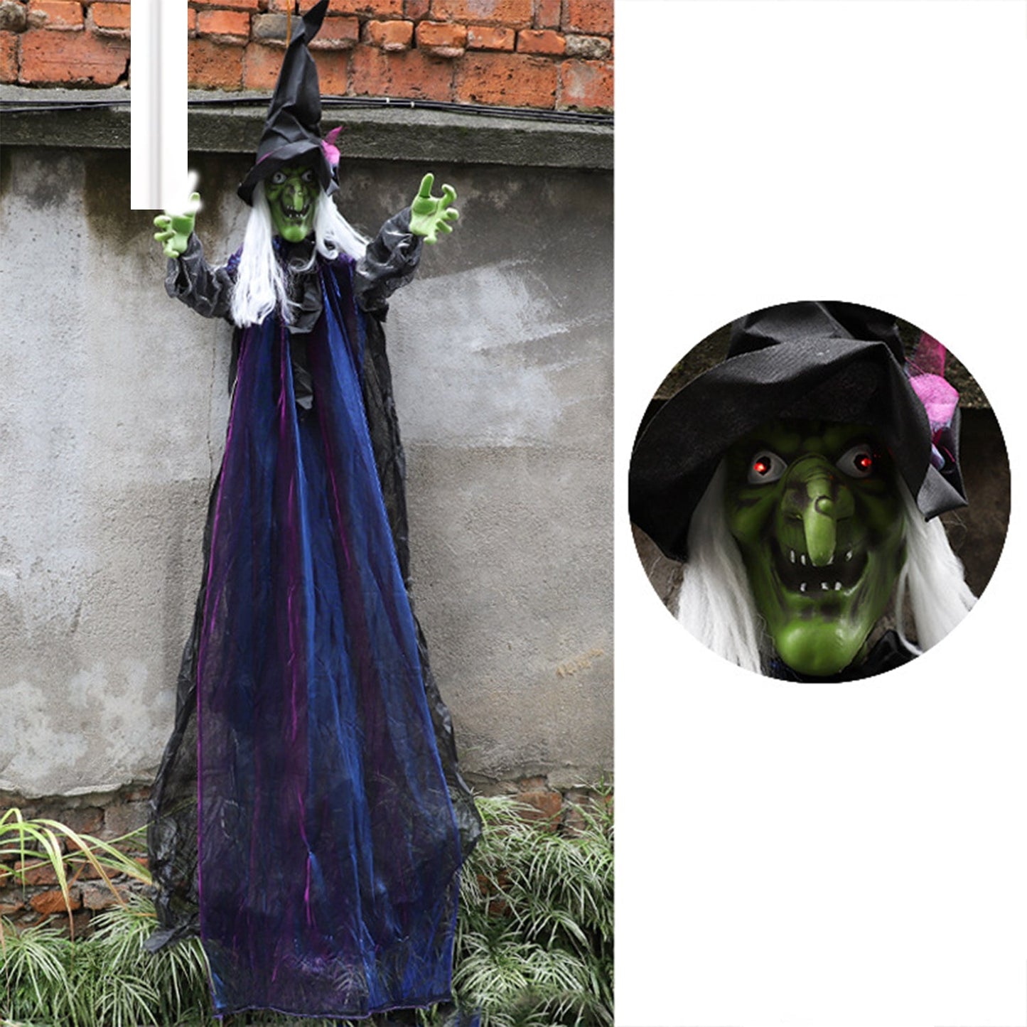 Scary Witch Halloween Decoration