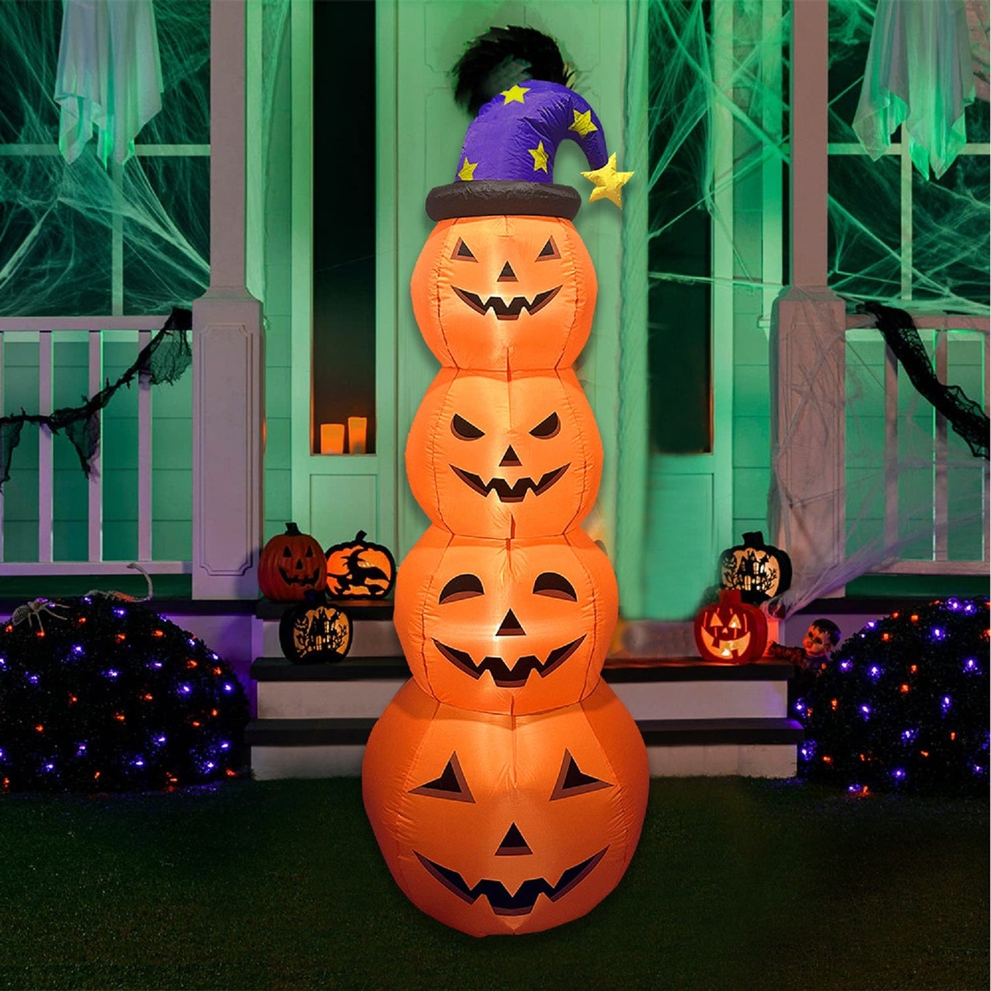 Garden Inflatable Pumpkin Lantern Halloween Decoration