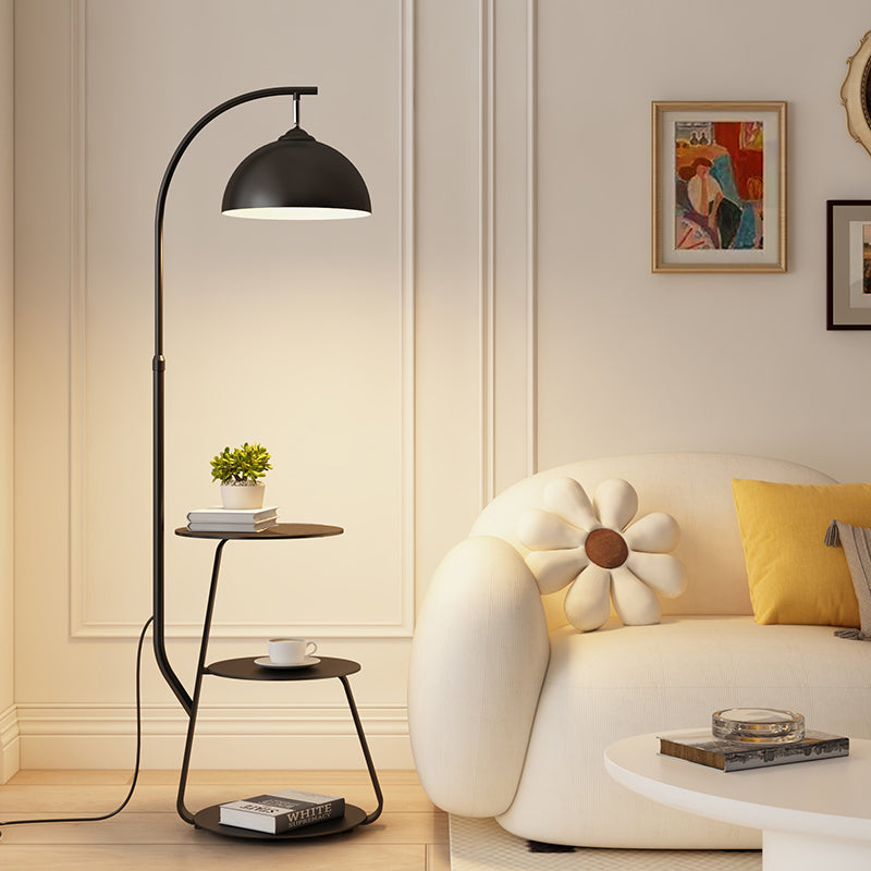 Floor Lamp With A Display Base