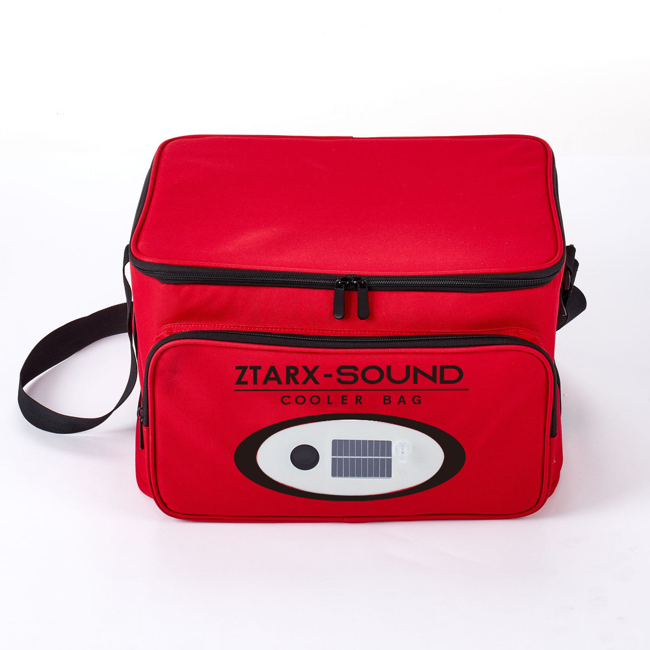 Ztarx S20-PO1-R02 Multifunctional Cooler Bag: Waterproof, Solar&USB Charge, Speaker, and LED Lights