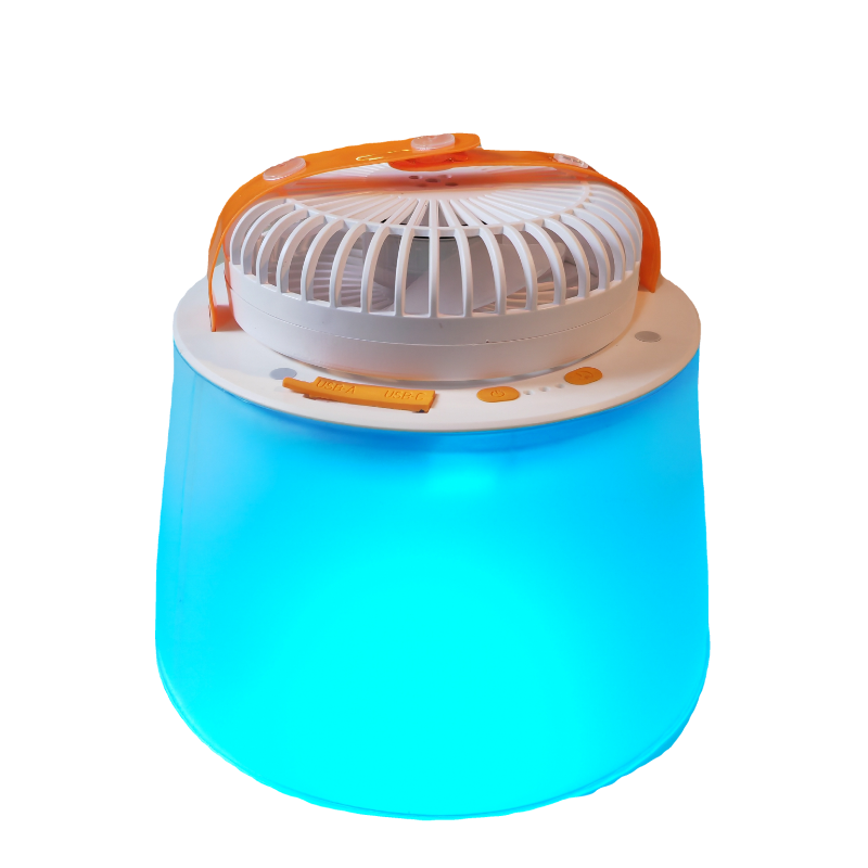 ZTARX USB-Powered Fan and RGBW LED Lantern: V11-FN-2R