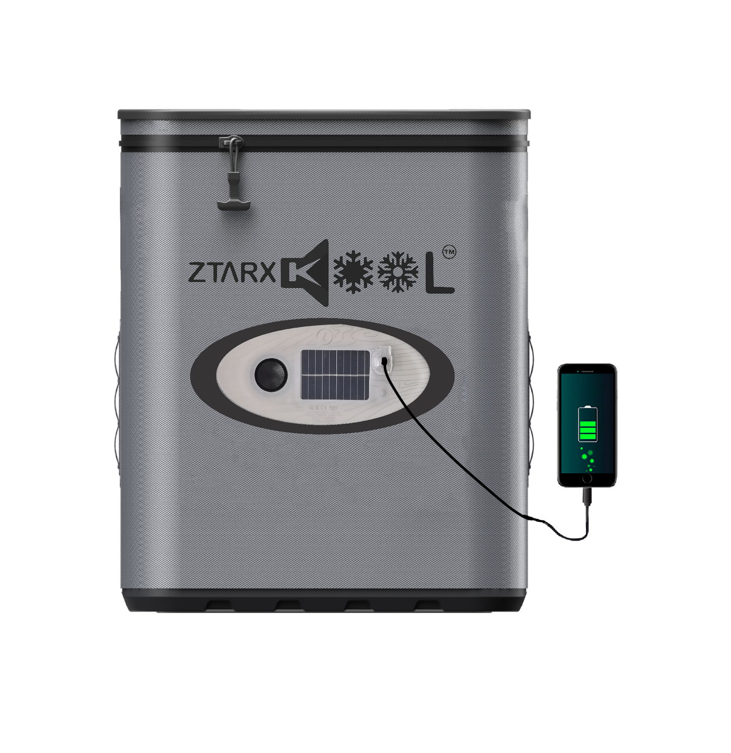 Ztarx S20-SC21-BP21L Multifunctional Cooler Bag: Sound-Waterproof Solar &USB Powered Speaker&LED Lights