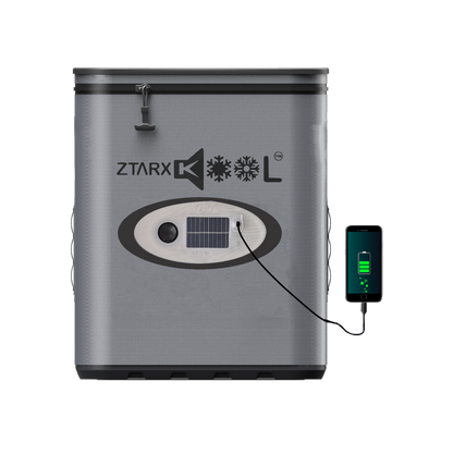 Ztarx S20-SC21-BP21L Multifunctional Cooler Bag: Sound-Waterproof Solar &USB Powered Speaker&LED Lights