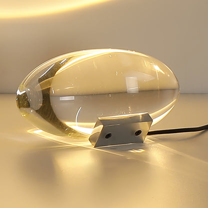 Oval Mirror Table Lamp