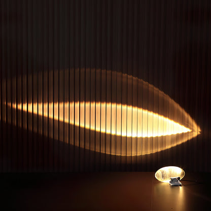 Oval Mirror Table Lamp