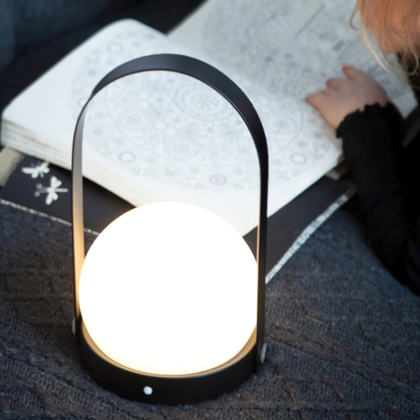 Portable Lantern Table Lamp