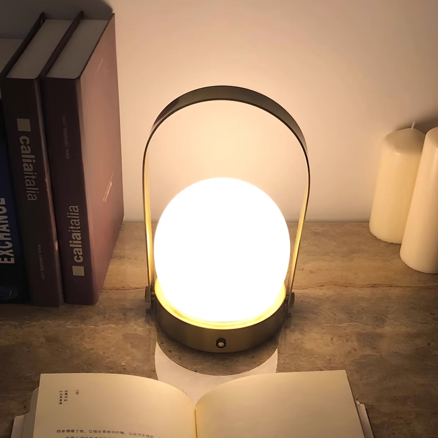 Portable Lantern Table Lamp