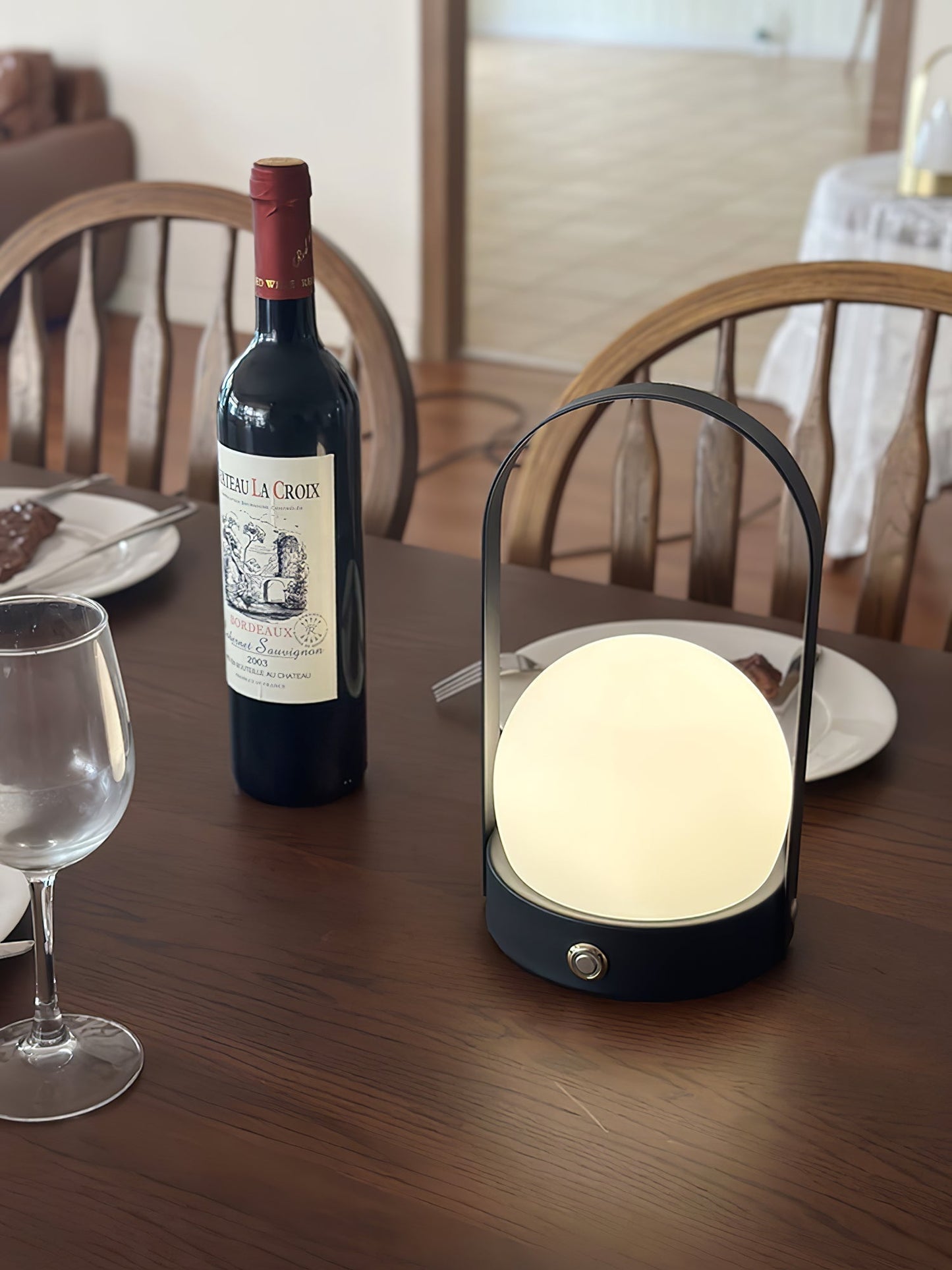 Portable Lantern Table Lamp