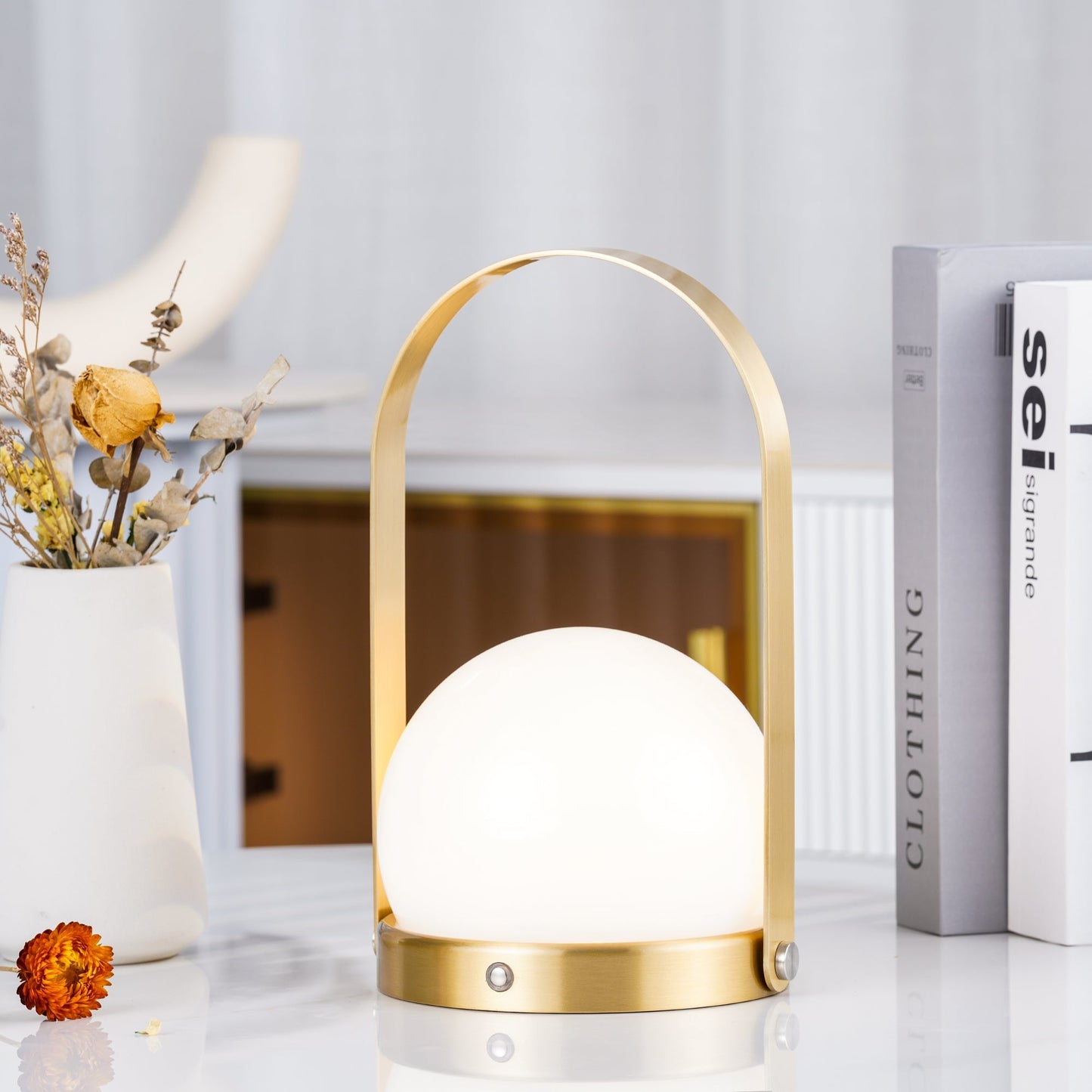 Portable Lantern Table Lamp