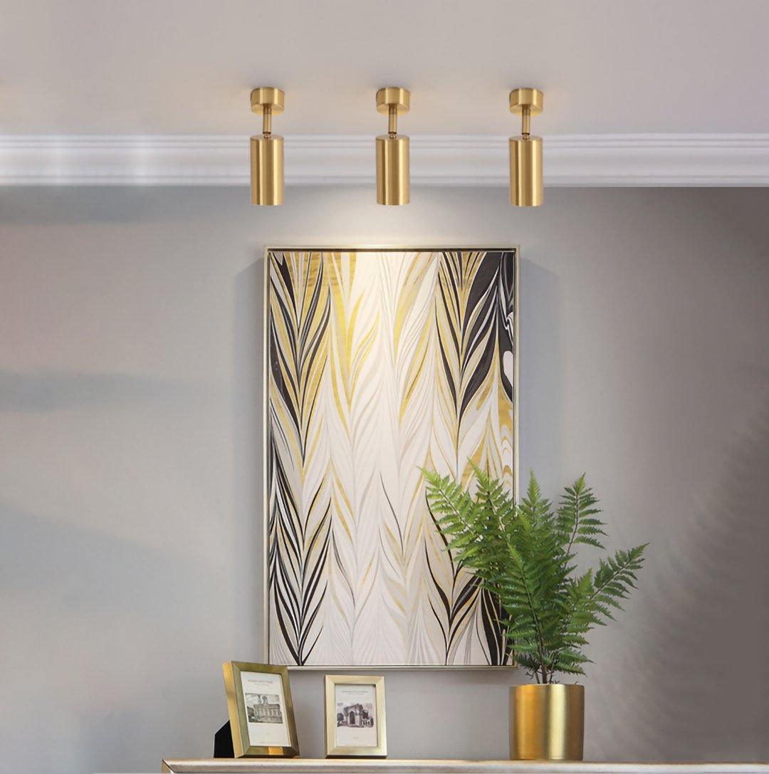 Cylinder Brass Series Ceiling Lamp