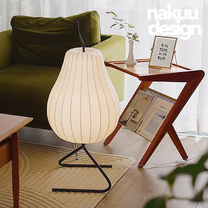 Pear Rice Paper Floor Lamp