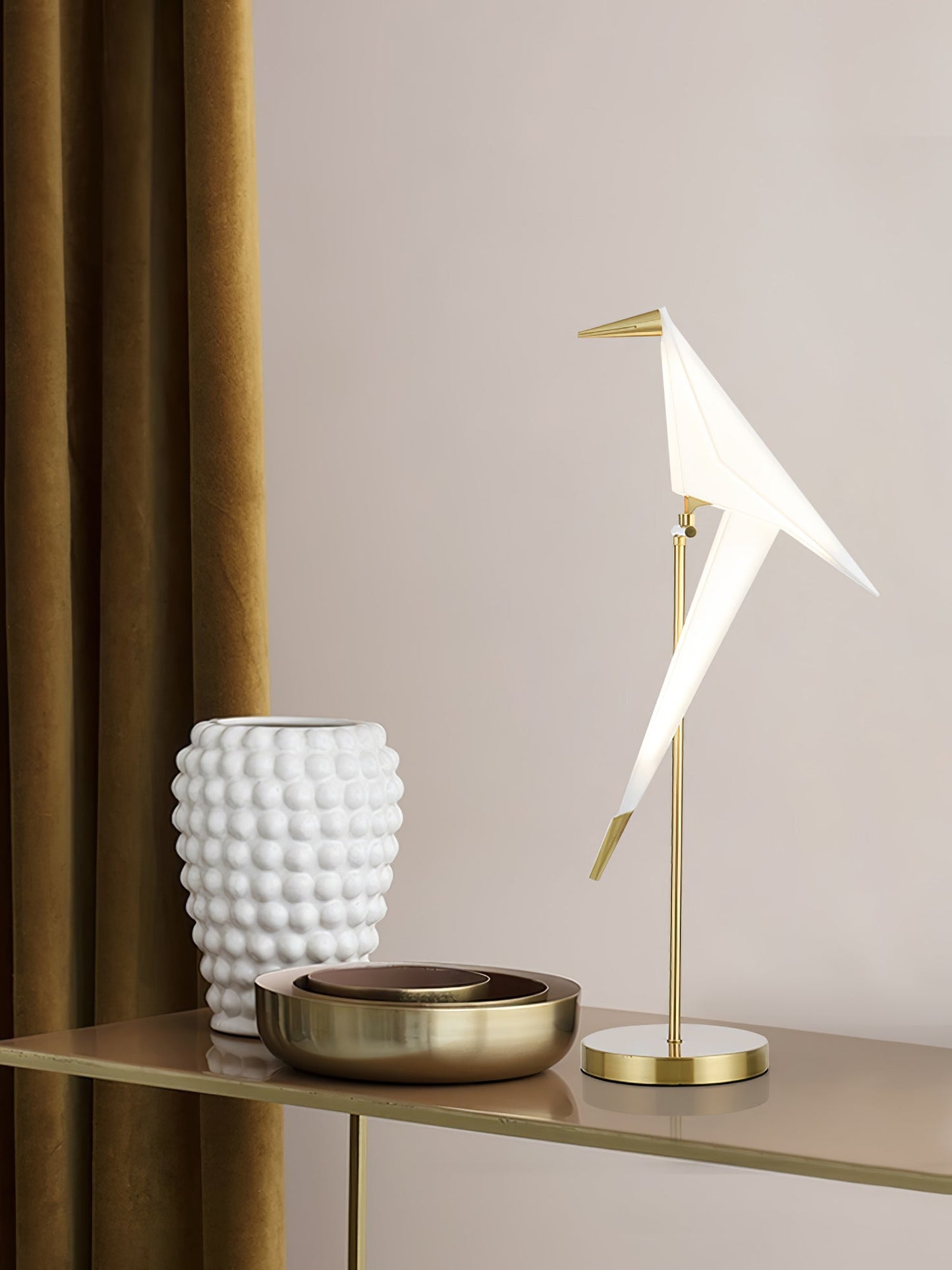 Paper Crane Bird Table Lamp