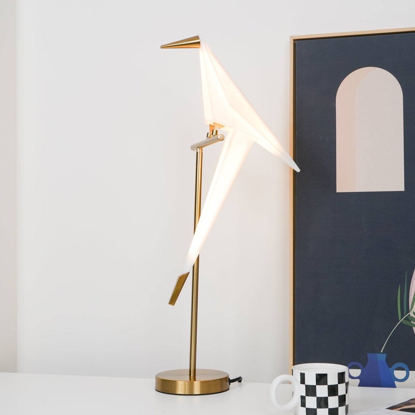 Paper Crane Bird Table Lamp