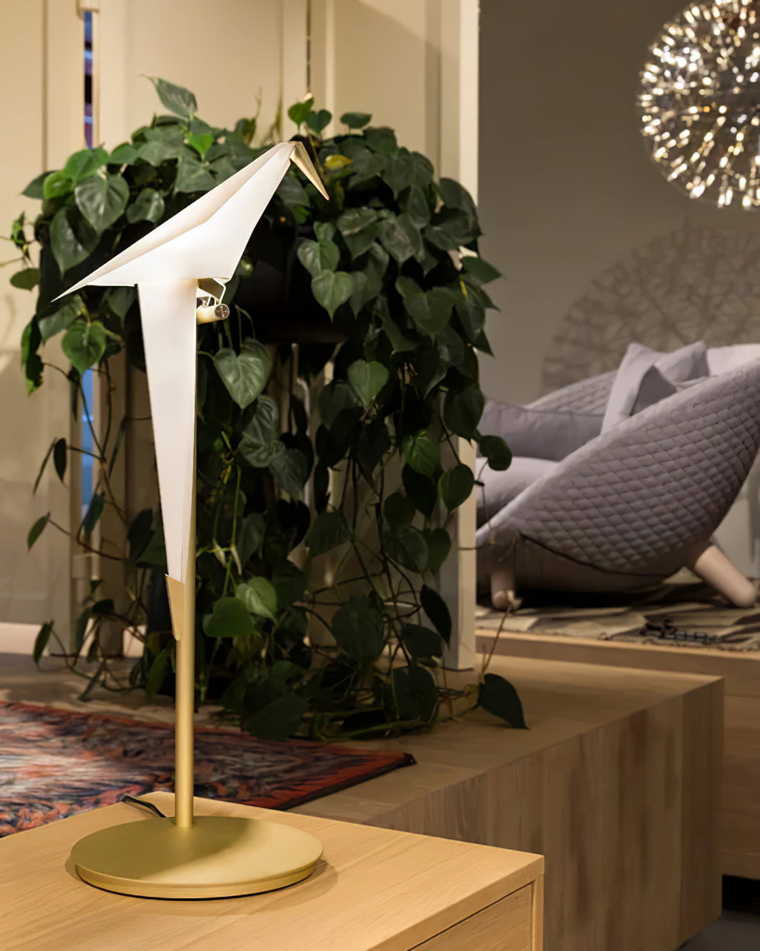 Paper Crane Bird Table Lamp