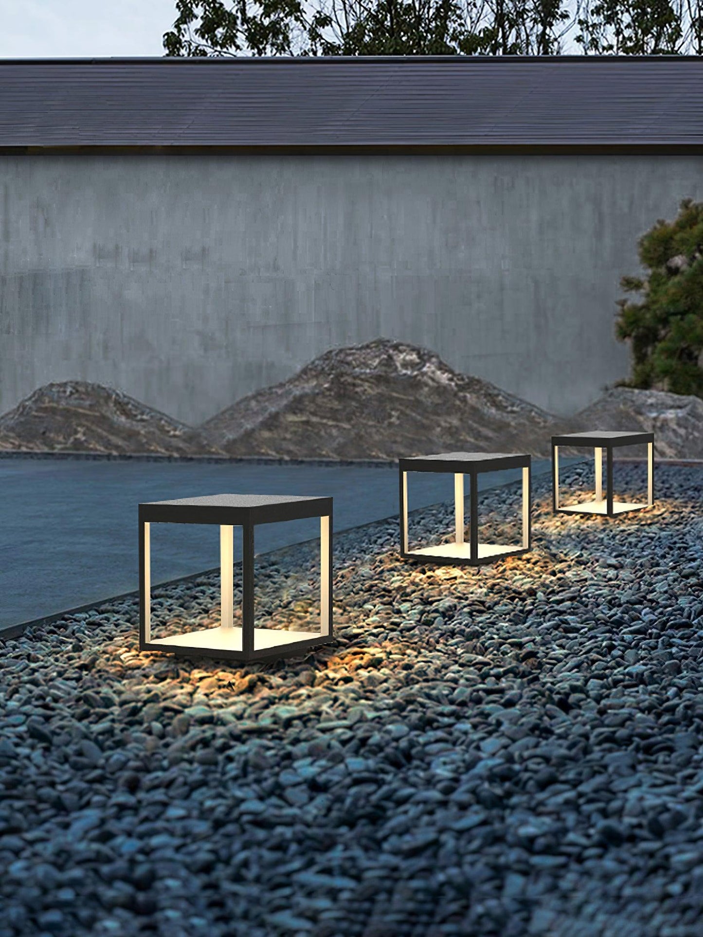 Modern Edge Outdoor Light