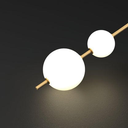 Vertical Globe Wall Lamp