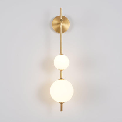 Vertical Globe Wall Lamp