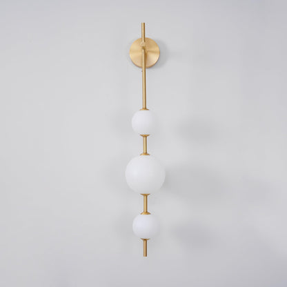 Vertical Globe Wall Lamp