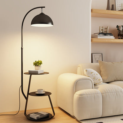 Floor Lamp With A Display Base