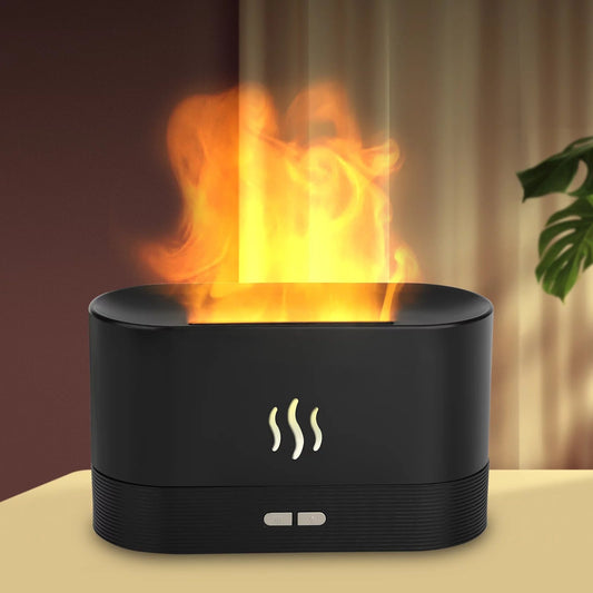 180ML Flame Air Humidifier Essential Oil Diffuser